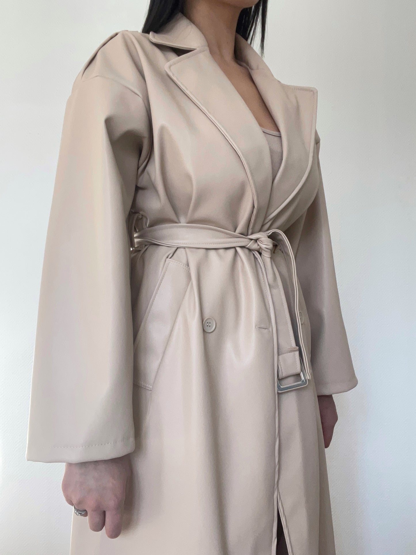 Trench Simili beige