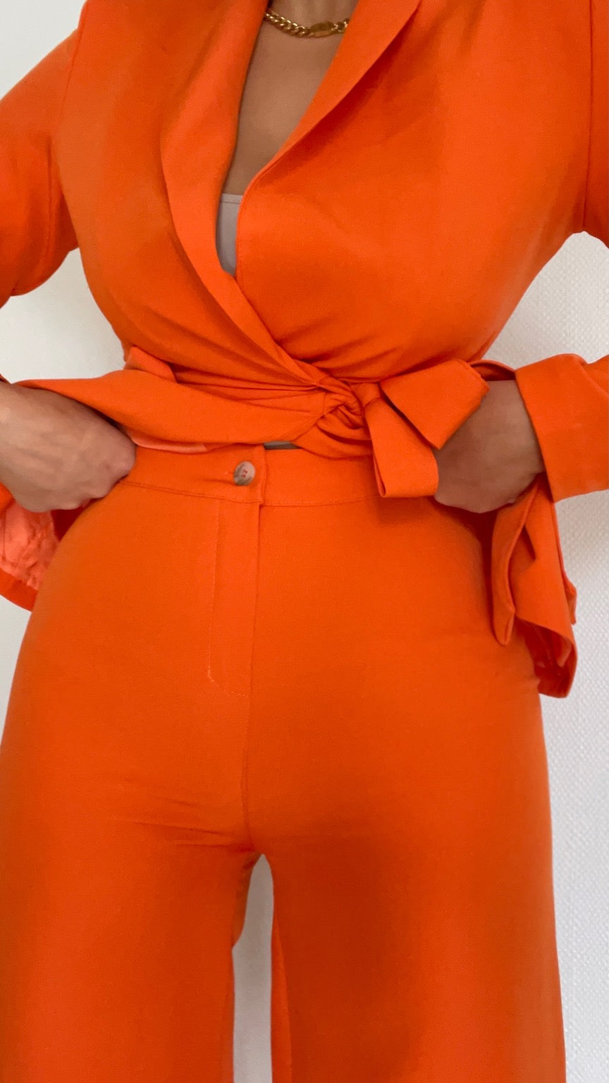 Ensemble WORKING GIRL orange