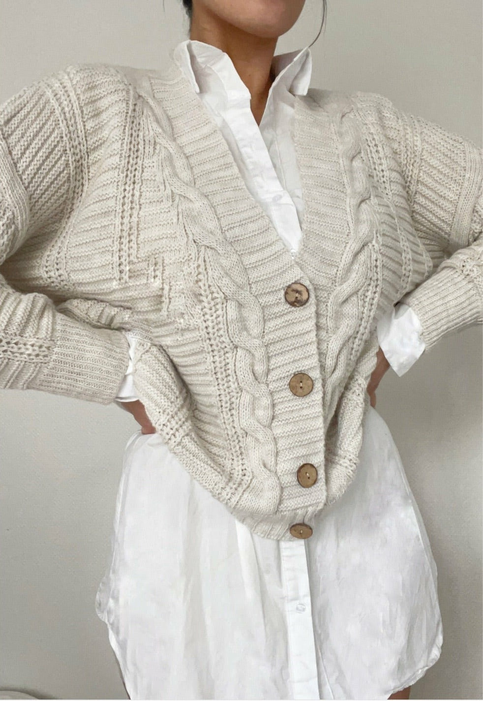 Cardigan Beige