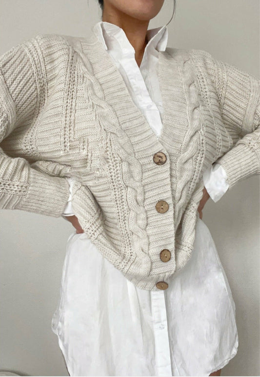 Beige Cardigan