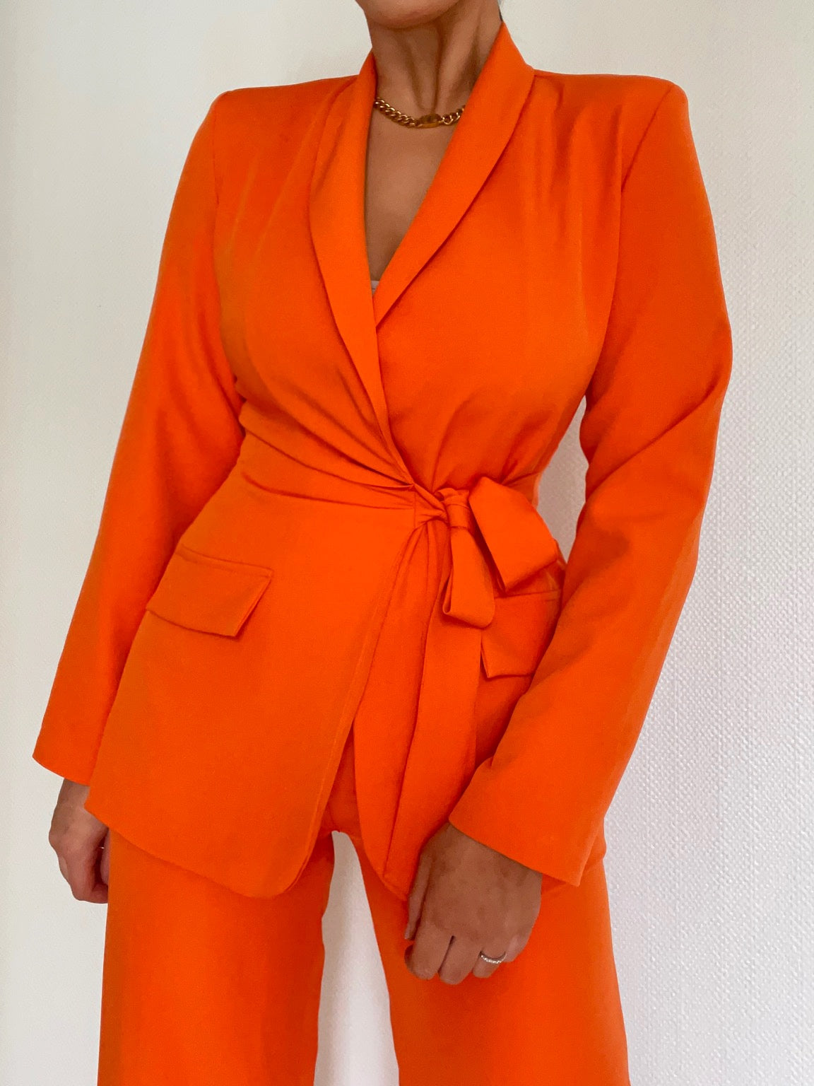 Ensemble WORKING GIRL orange