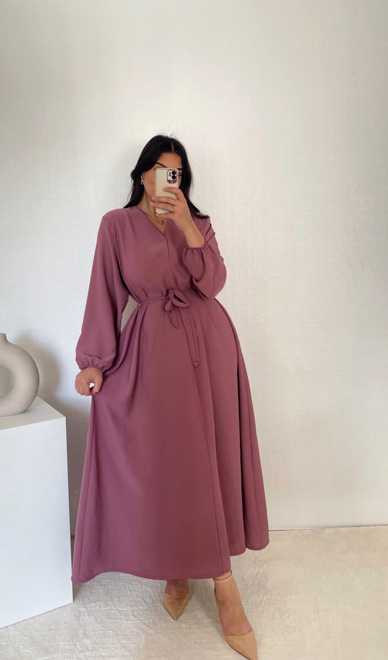 Abaya Vieux Rose