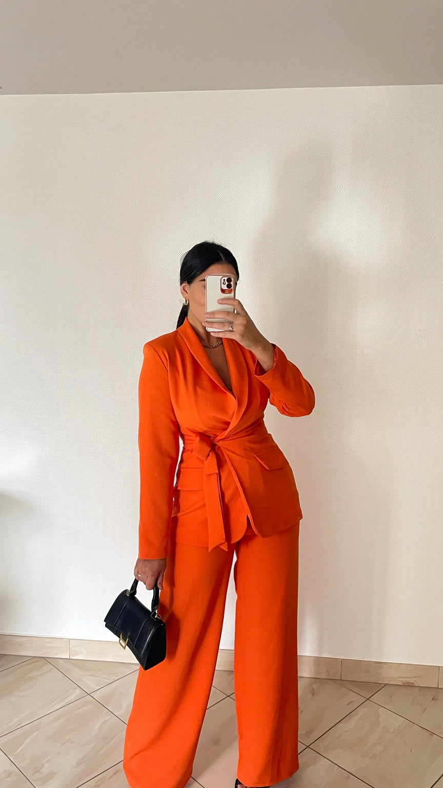 Ensemble WORKING GIRL orange