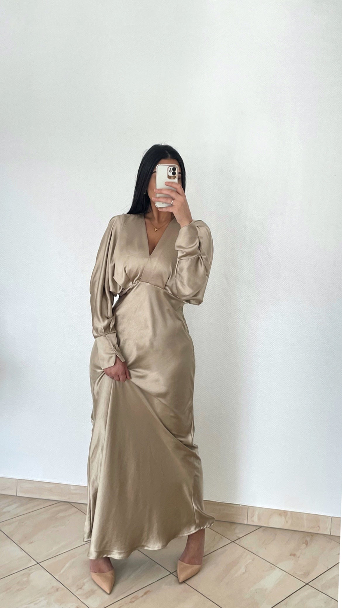 Robe Amira Nude