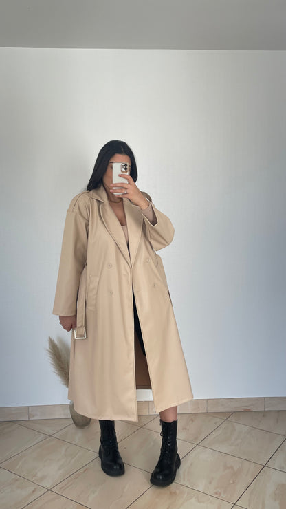 Trench Simili beige